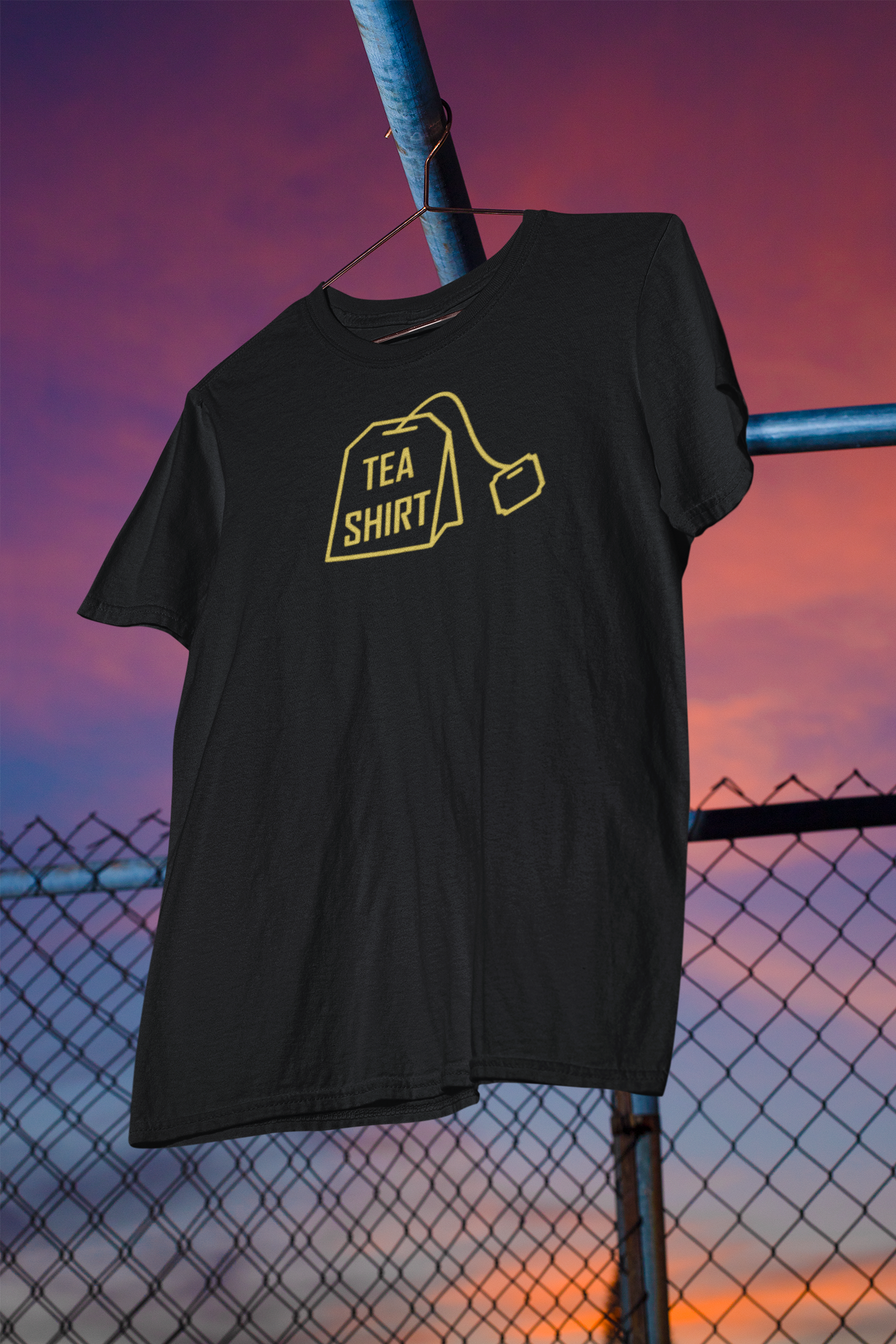 Men's Tee "Tea Shirt" - Black Edition