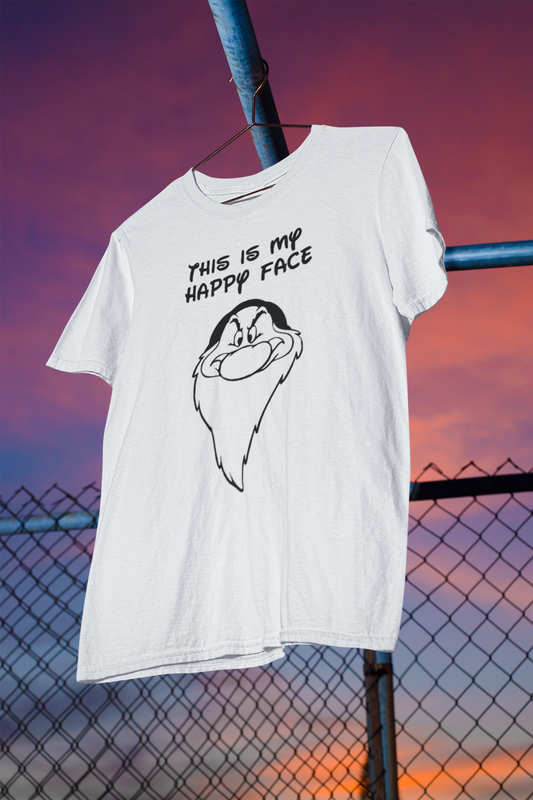 Men's Tee "This Is My Happy Face"