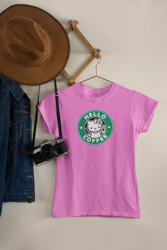 Women's Tee "Hello Coffee"