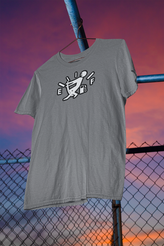 Men's Tee "Running On E" - Grey Edition