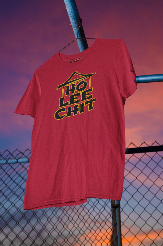 Men's Tee "Ho Lee Chit" - Red Edition