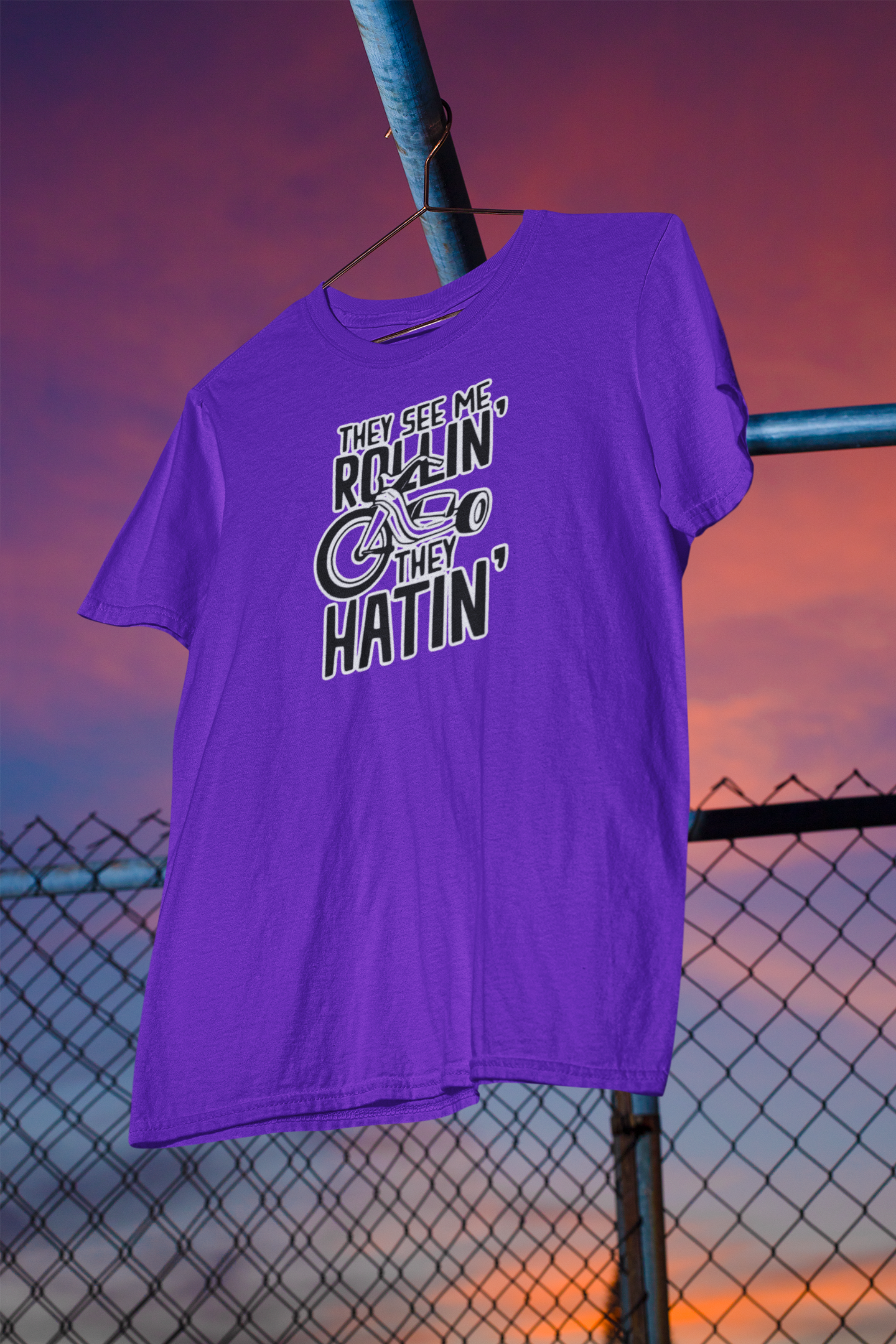 Men's Tee "They See Me Rollin"
