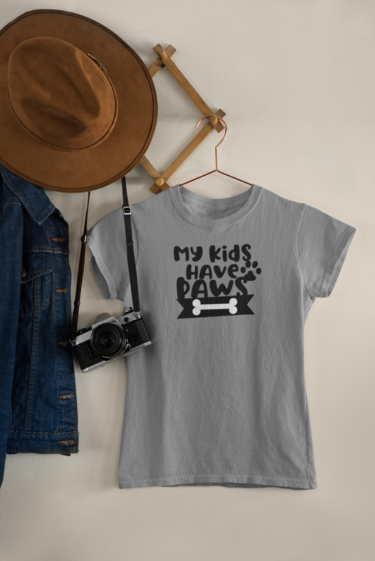 Women's Tee "My Kids Have Paws"